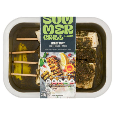 Summer Grill by  Herby Mint Halloumi Kebabs 225g thumbnail 2