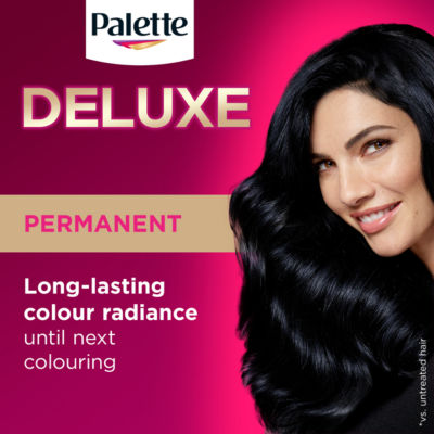 Deluxe Creme Colouration 1-1 Blue Black Hair Dye thumbnail 3