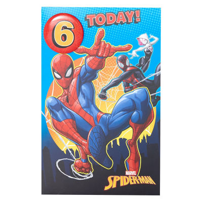 Disney 6th Birthday Card