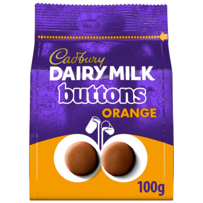 Dairy Milk Chocolate Orange Buttons Bag 100g thumbnail 2