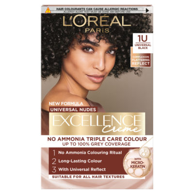 Excellence Nudes 1U Black: Flattering reflect, 100% Grey Coverage, for a natural look. thumbnail 2