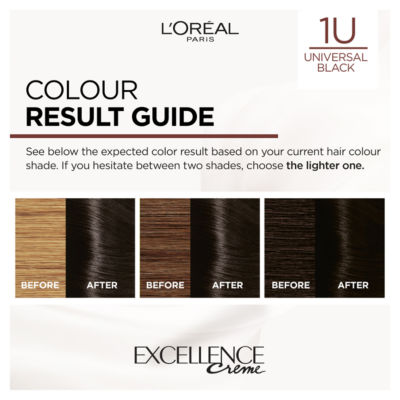 Excellence Nudes 1U Black: Flattering reflect, 100% Grey Coverage, for a natural look. thumbnail 3