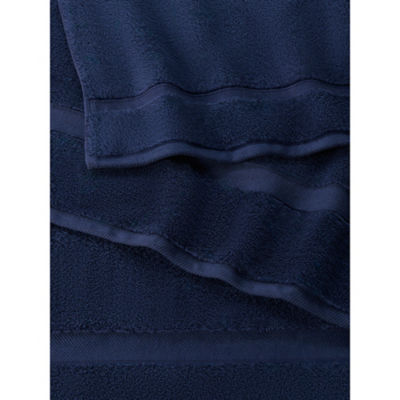 Navy Super-Soft Cotton Towel & Bath Mat thumbnail 3