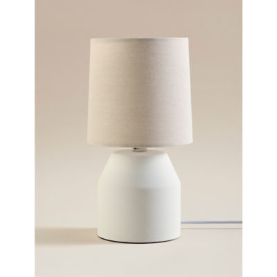 Small Ceramic Table Lamp Cream thumbnail 2