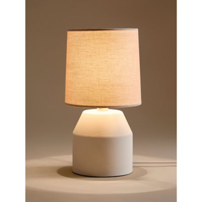Small Ceramic Table Lamp Cream thumbnail 3