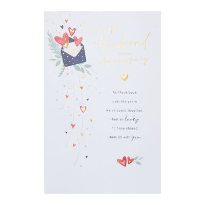 Husband Wedding Anniversary Card thumbnail 2
