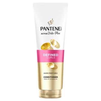Pantene Pro-V Defined Curls Conditioner 230ml for Frizzy, Unruly Curls. Active Nutri-Plex