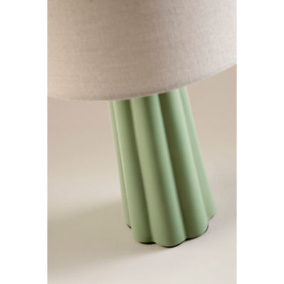Large Ceramic Table Lamp Green thumbnail 4