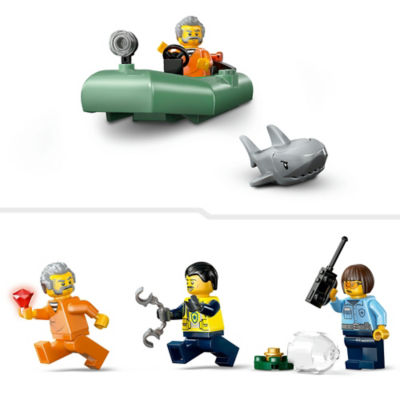 City Police Boat Chase Building Toy Set 60456 thumbnail 7