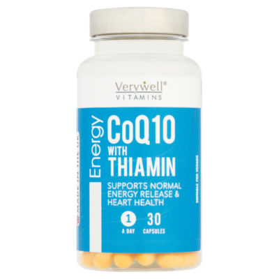 Vitamins Energy CoQ10 with Thiamin 1 a Day 30 Capsules thumbnail 2