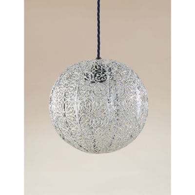 Silver Moroccan Ceiling Shade thumbnail 2