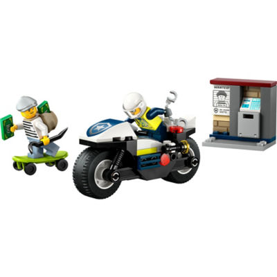 City Police Motorcycle Chase Toy Set 60455 thumbnail 3
