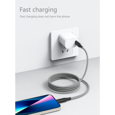 Asda Tech 60W Braided USB C to USB C Cable - 0.9M thumbnail 4