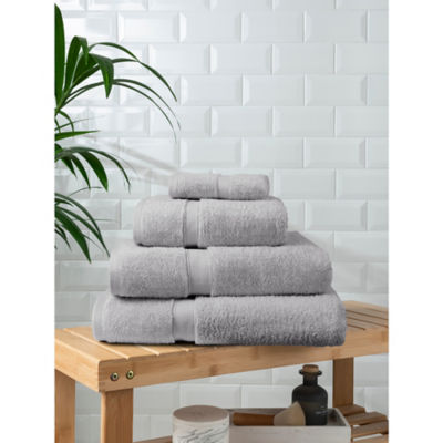 Light Grey Super-Soft Cotton Towel & Bath Mat thumbnail 2
