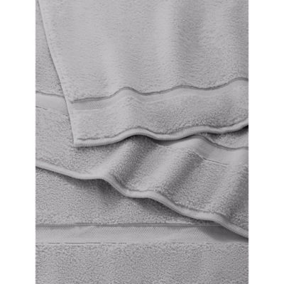 Light Grey Super-Soft Cotton Towel & Bath Mat thumbnail 3
