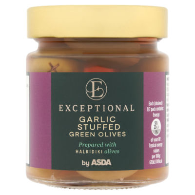 Garlic Stuffed Green Olives 195g thumbnail 2