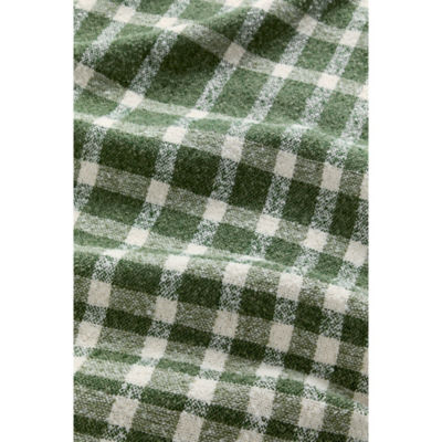 Brushed Tassel Check Throw - 150 x 120cm thumbnail 3