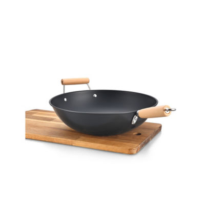 Spun Steel Wok - 35cm thumbnail 3