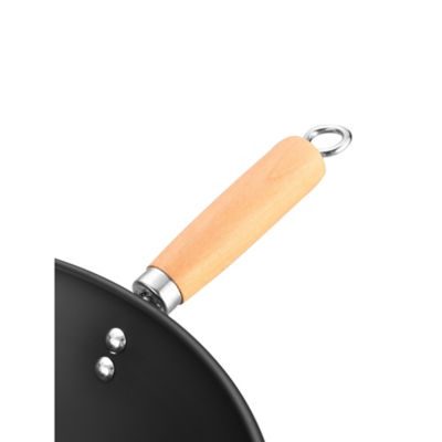 Spun Steel Wok - 35cm thumbnail 4