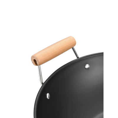 Spun Steel Wok - 35cm thumbnail 5