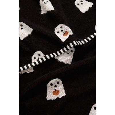 Black & White Halloween Ghost Cotton Towel Range thumbnail 3