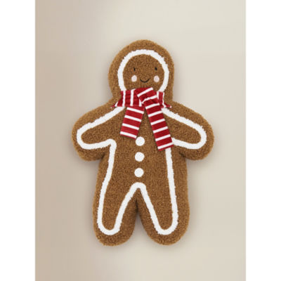 Natural Brown Shaped Gingerbread Cushion