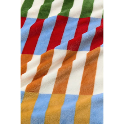 Striped Super-Soft Throw - 150 x 120cm thumbnail 3