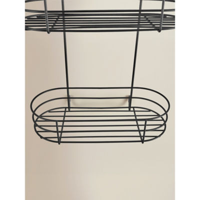 Black Bathroom Hanging Wire Organiser thumbnail 3