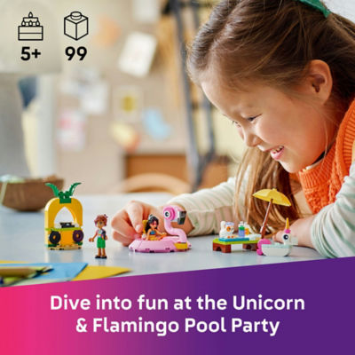 Friends Unicorn & Flamingo Pool Party Toy 42658 thumbnail 4