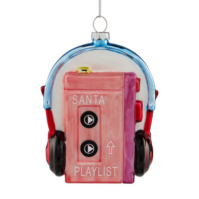 Glass Cassette Player Bauble thumbnail 2