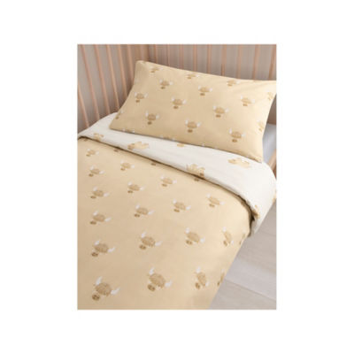 Beige Highland Cow Toddler Reversible Duvet Set thumbnail 3