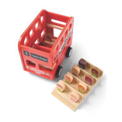 Red Wooden Tour Bus thumbnail 3