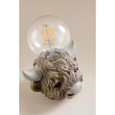 Brown Highland Cow Bulb Table Lamp thumbnail 4