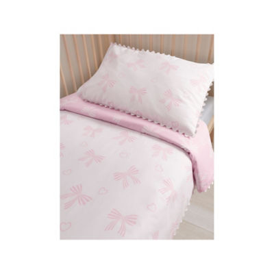 Pink Bows Ric Rac Toddler Reversible Duvet Set thumbnail 3