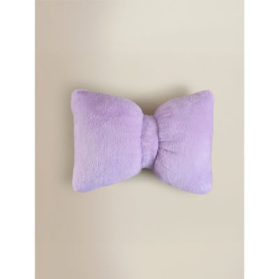Pink & White Striped 3D Bow-Shaped Cushion thumbnail 3