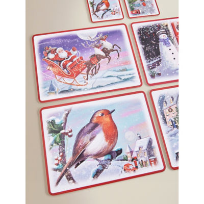 Christmas Scene Placemat & Coaster Set thumbnail 3