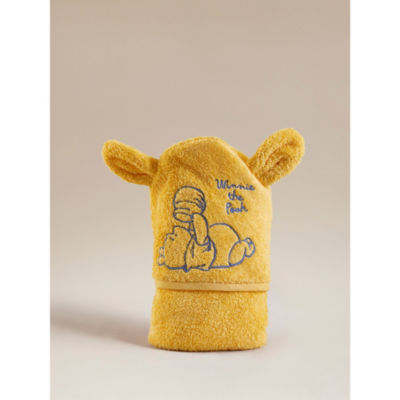 Disney Winnie the Pooh Yellow Cotton Hooded Towel thumbnail 3