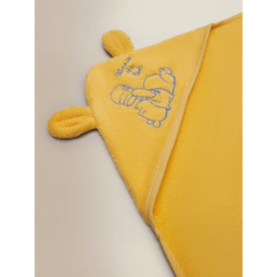 Disney Winnie the Pooh Yellow Cotton Hooded Towel thumbnail 4