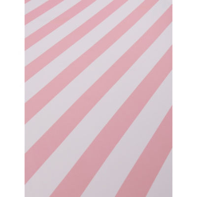 Pink French Fancy Diagonal Stripe Shower Curtain thumbnail 3