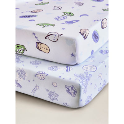 Disney Toy Story Cot Bed Cotton Sheets - Set of 2