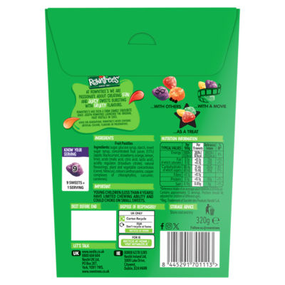 Fruit Pastilles Sweets Carton 320g thumbnail 4