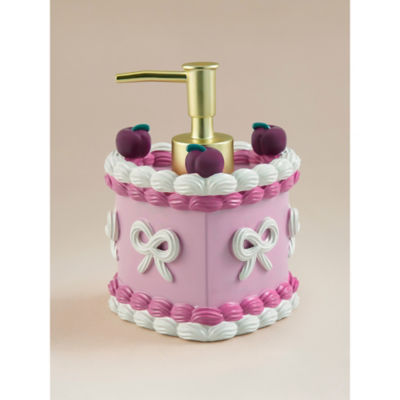 Pink Heart Cake Soap Dispenser
