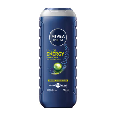 NIVEA Men Fresh Energy Shower Gel 500ml thumbnail 2