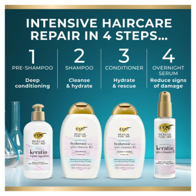 Rescue Fusions 24H Frizz Control Smooth & Sleek Oil, 50ml thumbnail 3
