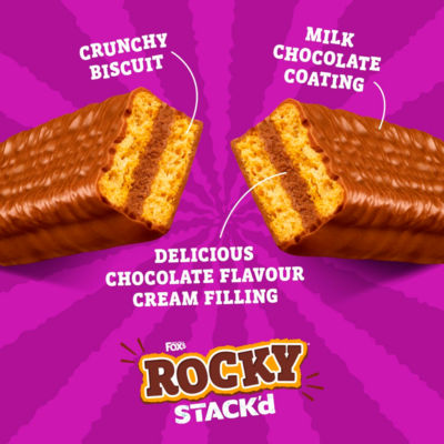 Fox's  STACK'd Chocolate Cream 6 x 25g (150g) thumbnail 3