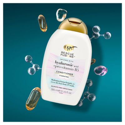 Rescue Fusions Hyaluronic Acid + pro-vitamin B5 Conditioner 385ml thumbnail 3