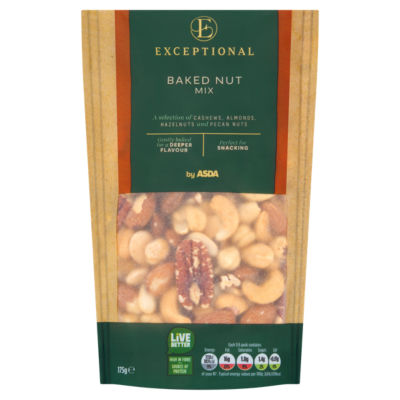 Exceptional by ASDA Baked Nut Mix 175g