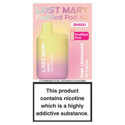 BM600 Pink Lemonade Prefilled Pod Kit 20mg/ml thumbnail 2