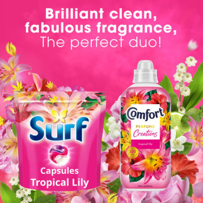 3 in 1 Tropical Lily Laundry Washing Detergent Capsules 39 washes thumbnail 4