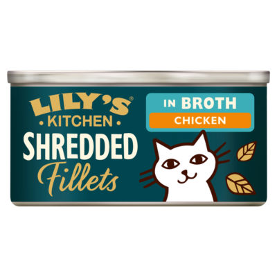 Lily’s Kitchen Shredded Fillets in Broth Chicken for Adult Cats 70g thumbnail 2